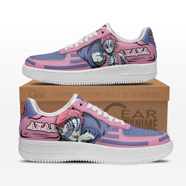 Baskets Air Force 1 Akaza – Chaussures Demon Slayer
