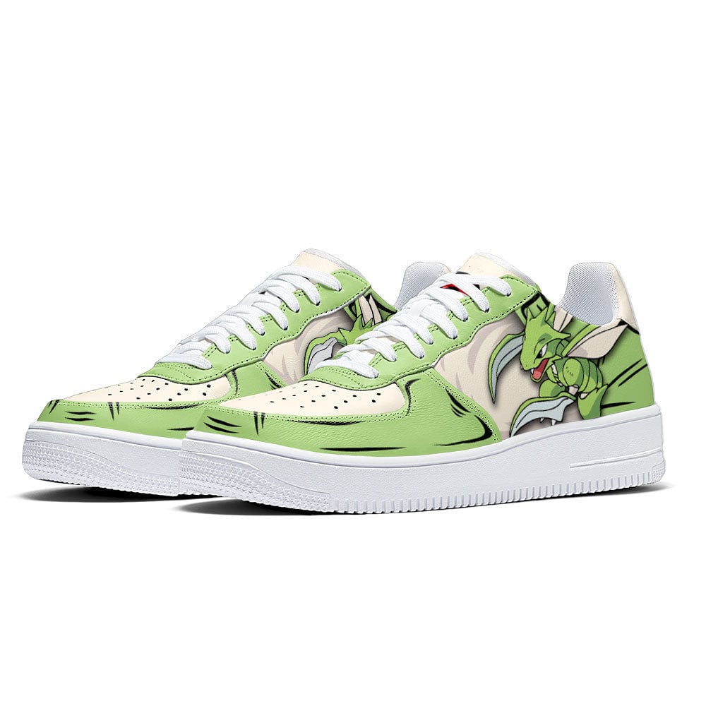 Baskets Anime Scyther en Cuir Chaussures Basses Unisexes Anime Manga