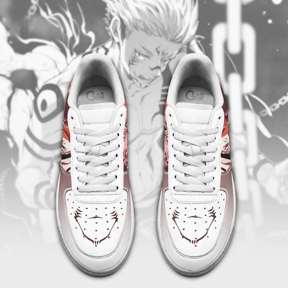 Baskets Anime Ryoumen Sukuna en Cuir Chaussures Basses Unisexes Jujutsu Kaisen