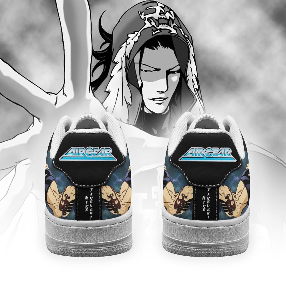 Baskets Anime Jade King Takeuchi Air Gear en Cuir Chaussures Basses Unisexes Anime Manga