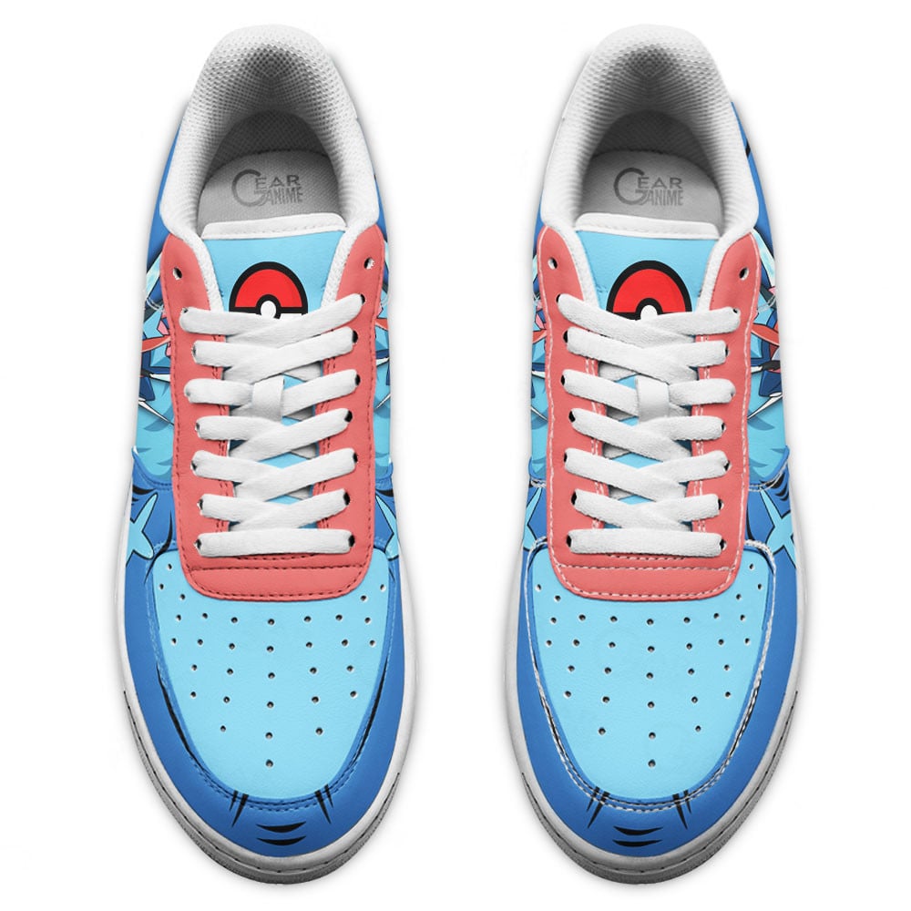 Baskets Anime Articuno en Cuir Chaussures Basses Unisexes Anime Manga