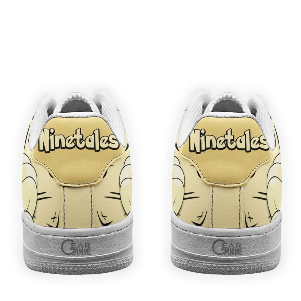 Baskets Anime Ninetales en Cuir Chaussures Basses Unisexes Anime Manga