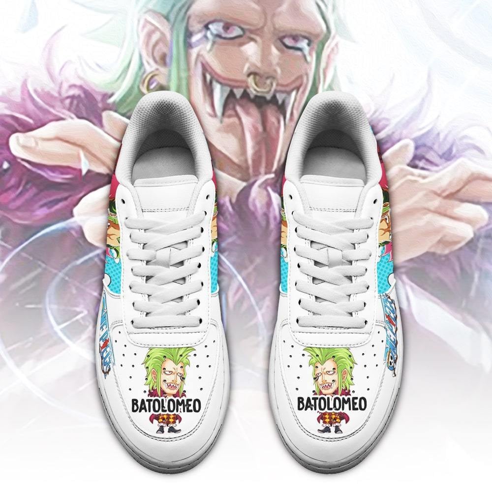 Baskets Anime Bartolomeo en Cuir Chaussures Basses Unisexes Anime Manga