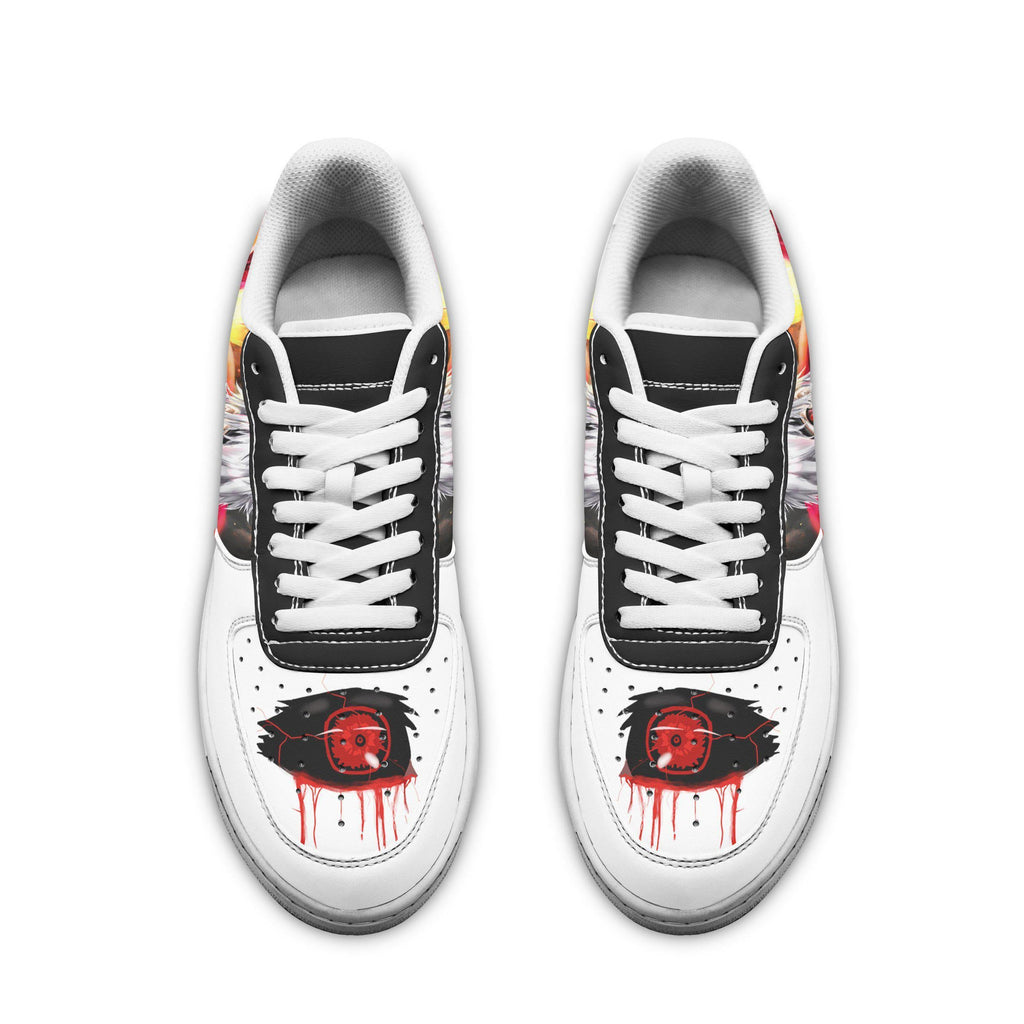 Baskets Anime Ken Kaneki en Cuir Chaussures Basses Unisexes Tokyo Ghoul