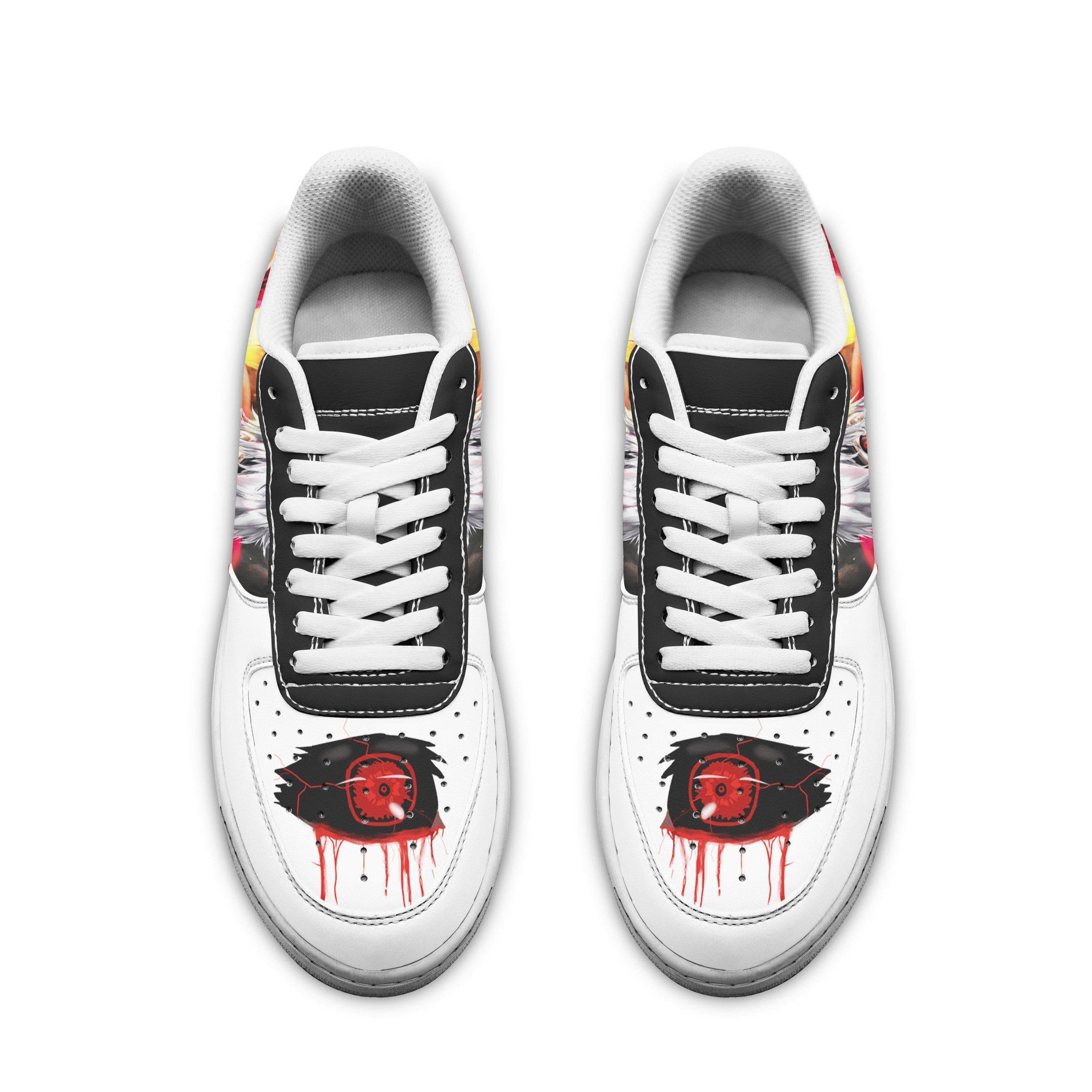 Baskets Anime Ken Kaneki en Cuir Chaussures Basses Unisexes Tokyo Ghoul