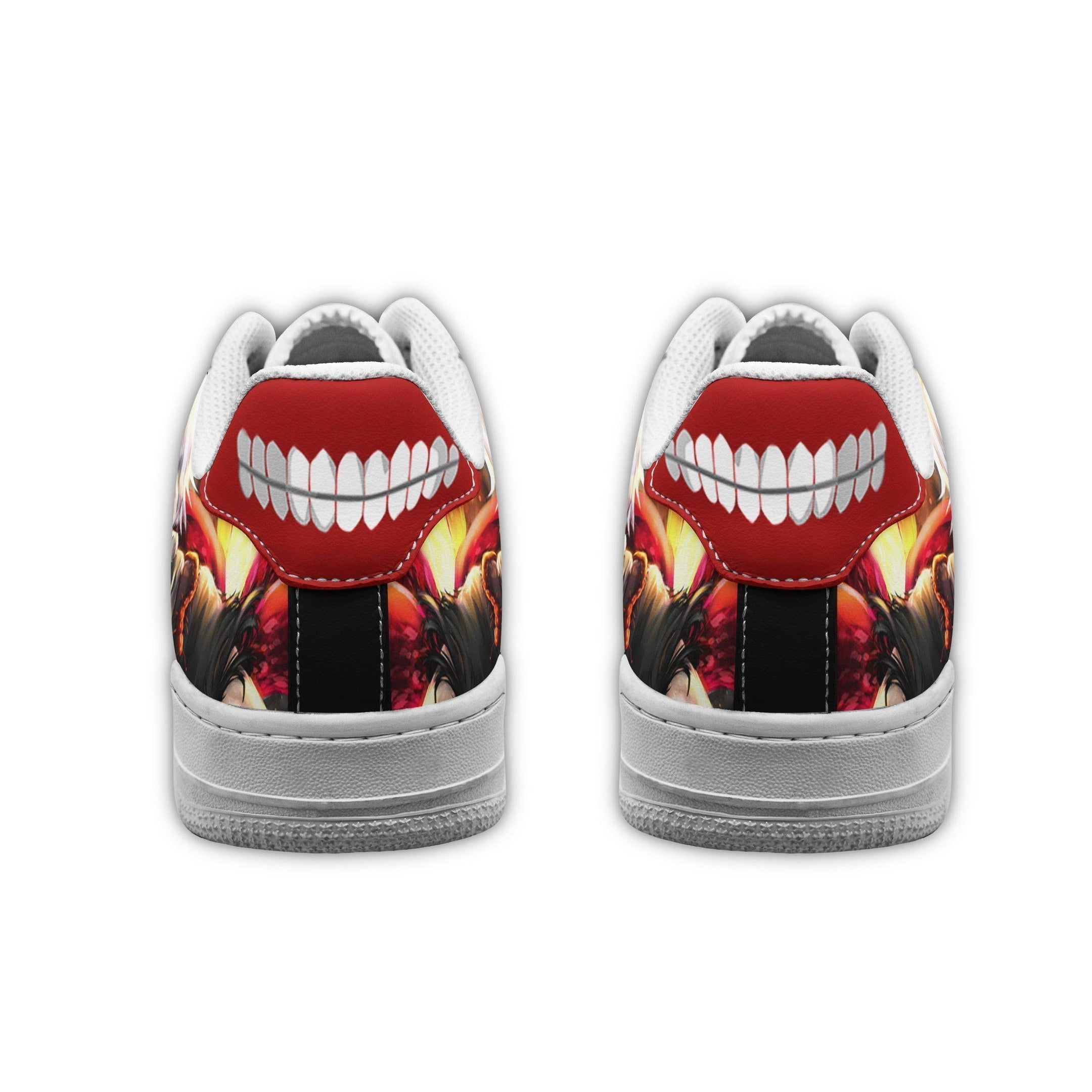 Baskets Anime Ken Kaneki en Cuir Chaussures Basses Unisexes Tokyo Ghoul