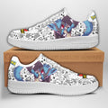 Baskets Anime Lucario en Cuir Chaussures Basses Unisexes Anime Manga