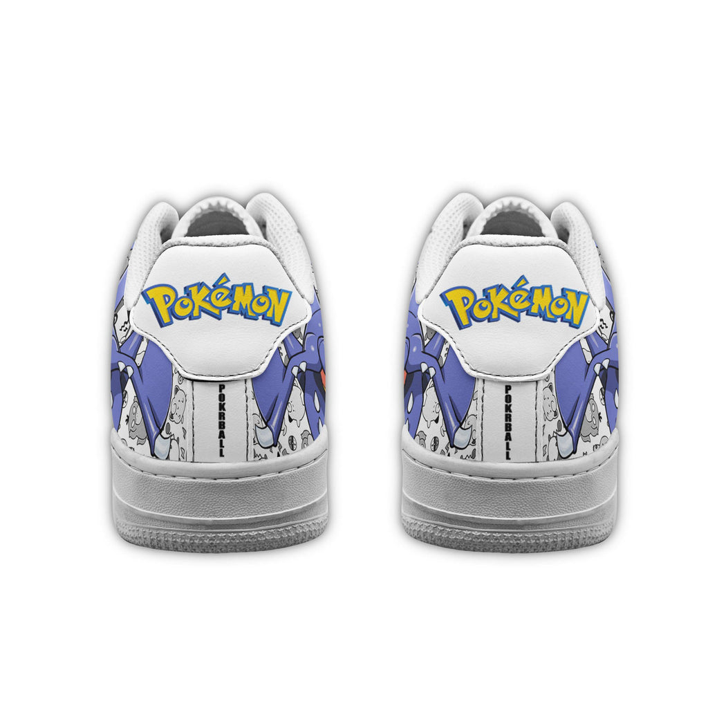 Baskets Anime Garchomp en Cuir Chaussures Basses Unisexes Anime Manga
