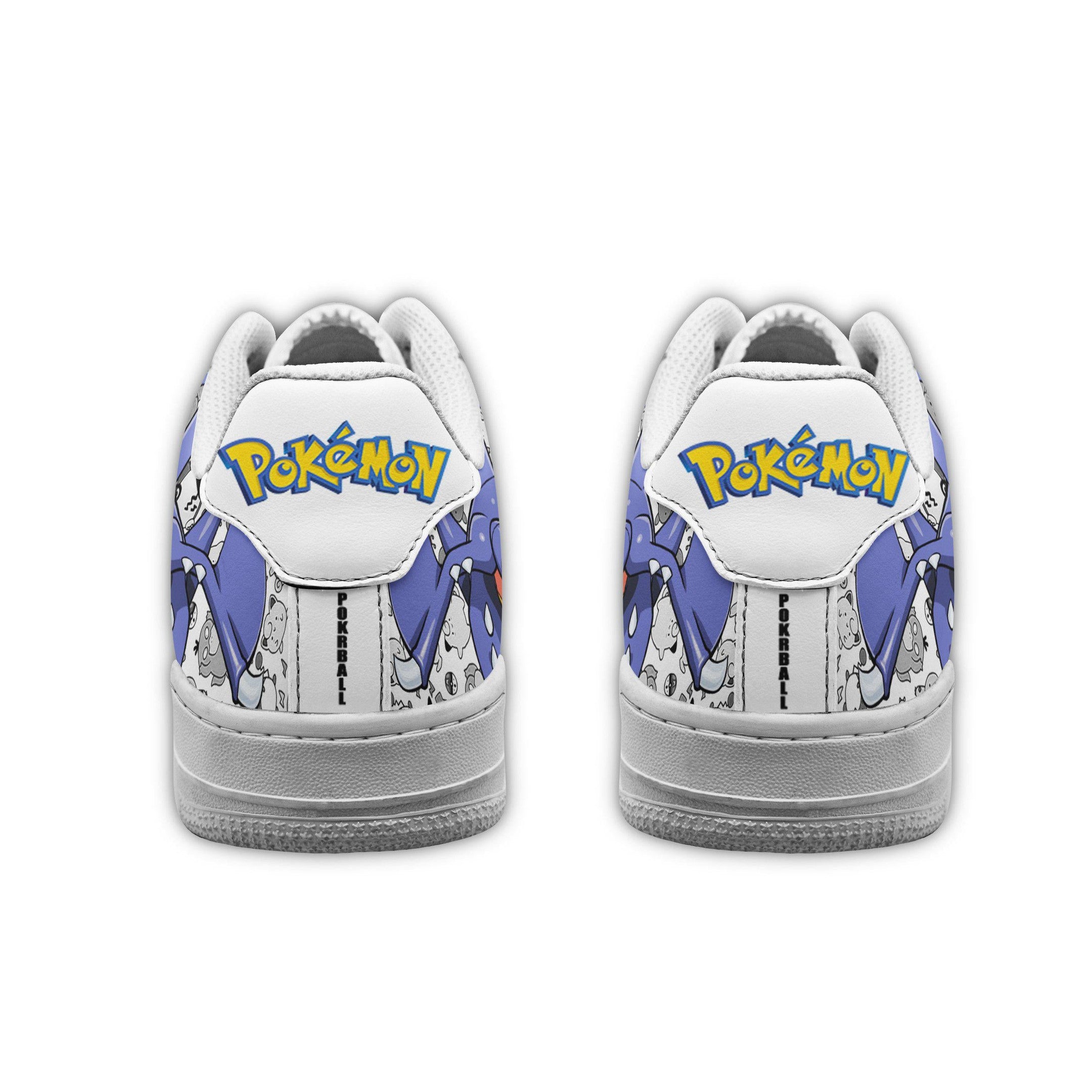 Baskets Anime Garchomp en Cuir Chaussures Basses Unisexes Anime Manga