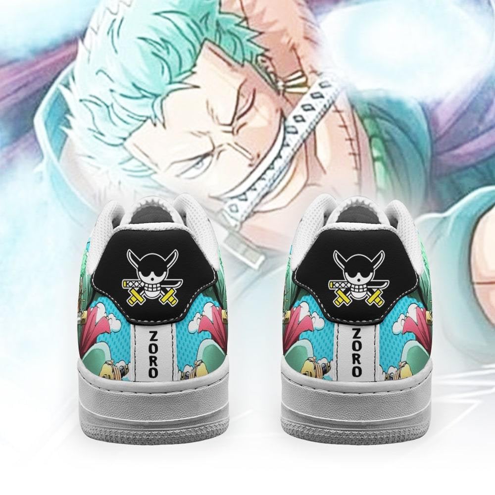 Baskets Anime Zoro en Cuir Chaussures Basses Unisexes One Piece