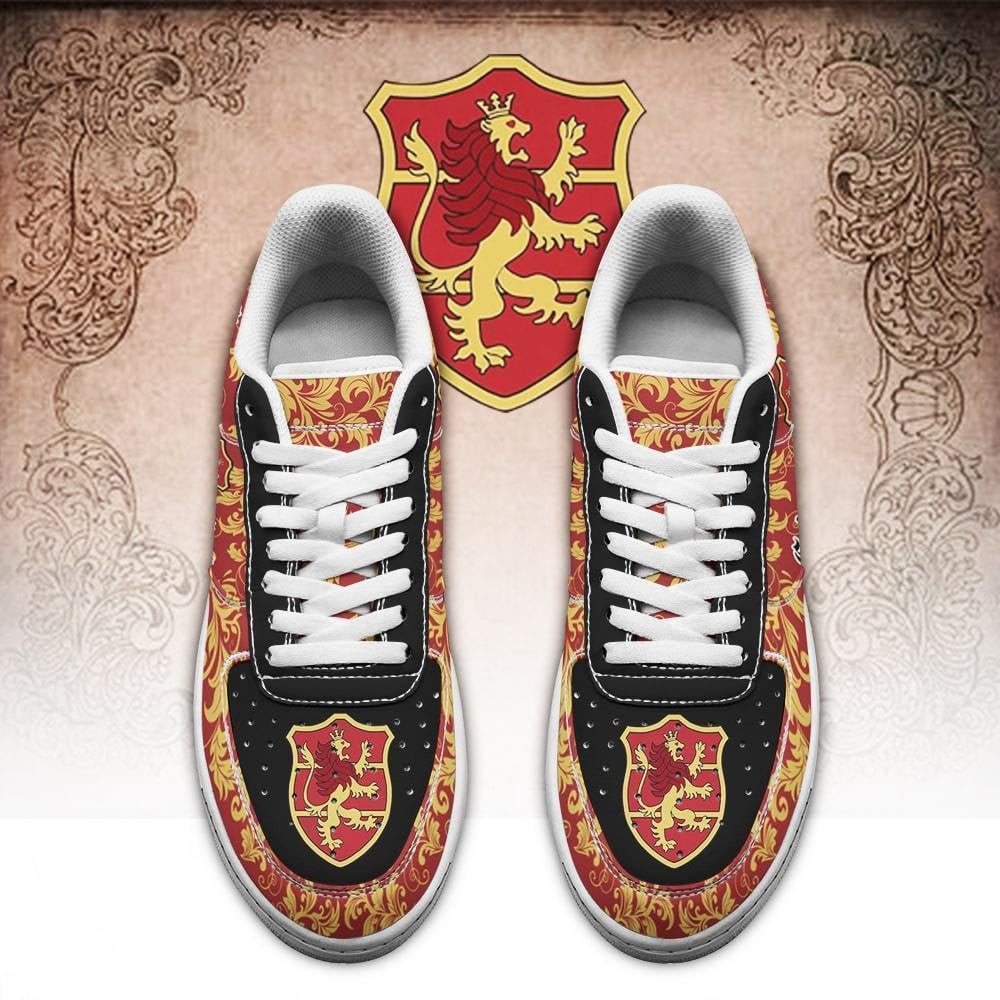Baskets Anime Magic Knights Squad Crimson Lion en Cuir Chaussures Basses Unisexes Anime Manga