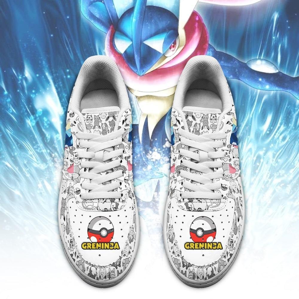 Baskets Anime Greninja en Cuir Chaussures Basses Unisexes Anime Manga