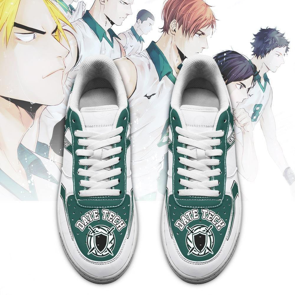 Baskets Anime Date Tech High en Cuir Chaussures Basses Unisexes Anime Manga
