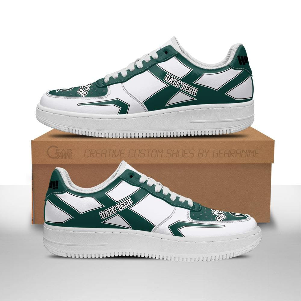 Baskets Anime Date Tech High en Cuir Chaussures Basses Unisexes Anime Manga