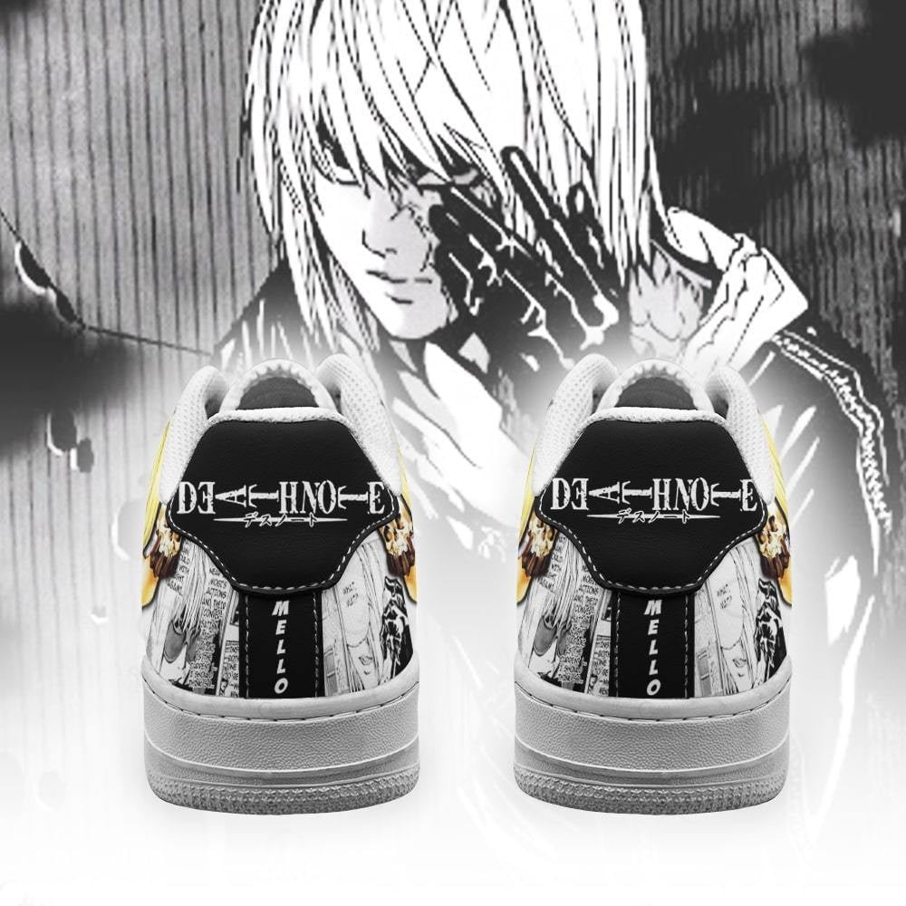 Baskets Anime Mello en Cuir Chaussures Basses Unisexes Anime Manga