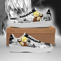 Baskets Anime Mello en Cuir Chaussures Basses Unisexes Anime Manga