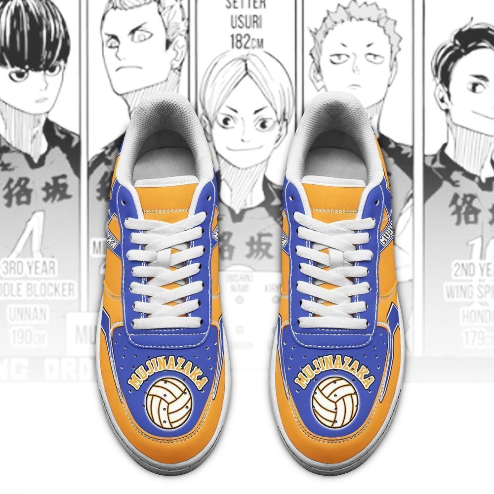 Baskets Anime Mujinazaka High en Cuir Chaussures Basses Unisexes Anime Manga