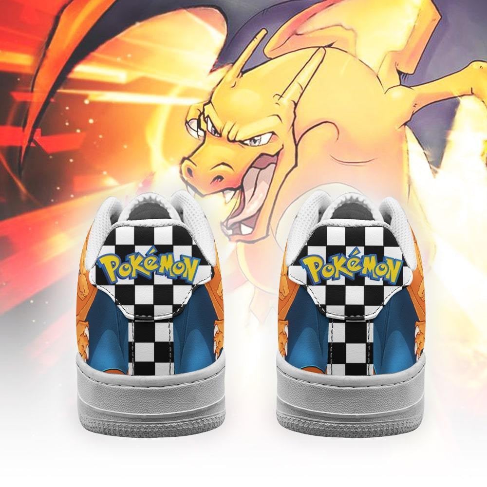 Baskets Anime Charizard en Cuir Chaussures Basses Unisexes Anime Manga