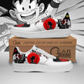 Baskets Anime Kids Goku Custom Low-Top Leather Sneakers Japanese Style en Cuir Chaussures Basses Unisexes Dragon Ball
