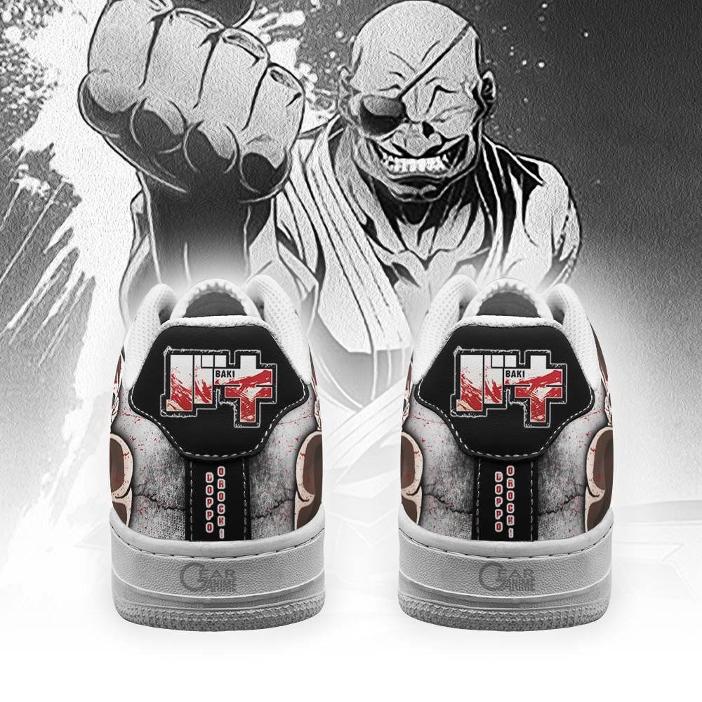 Baskets Anime Doppo Orochi en Cuir Chaussures Basses Unisexes Anime Manga