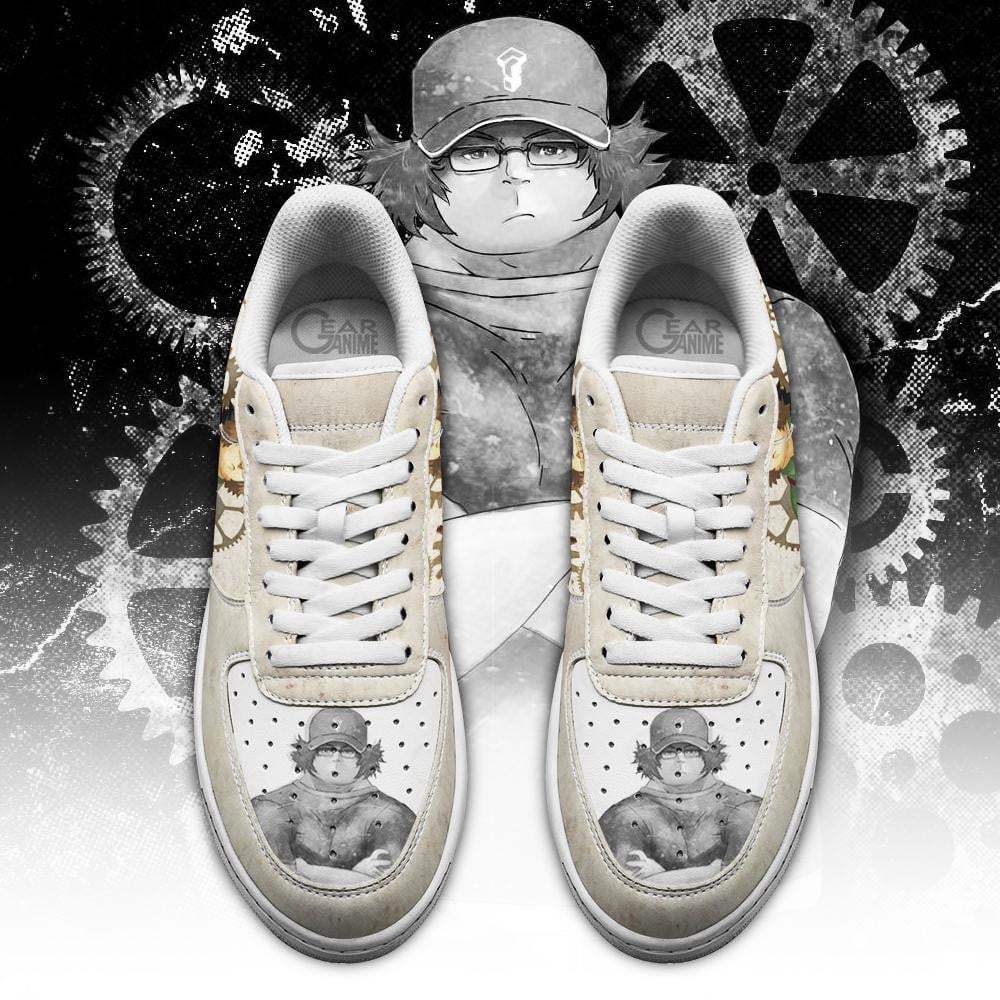 Baskets Anime Itaru Hashida en Cuir Chaussures Basses Unisexes Anime Manga