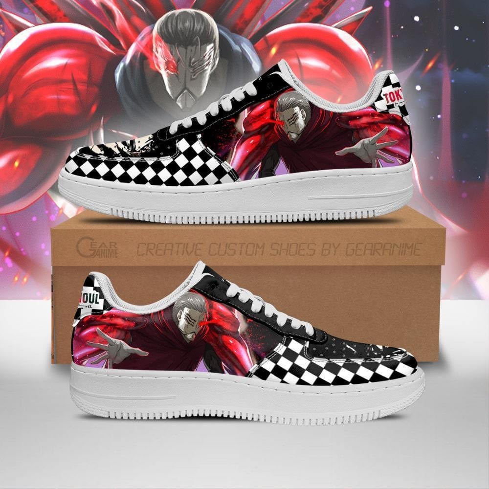 Baskets Anime Yoshimura Ghoul en Cuir Chaussures Basses Unisexes Anime Manga