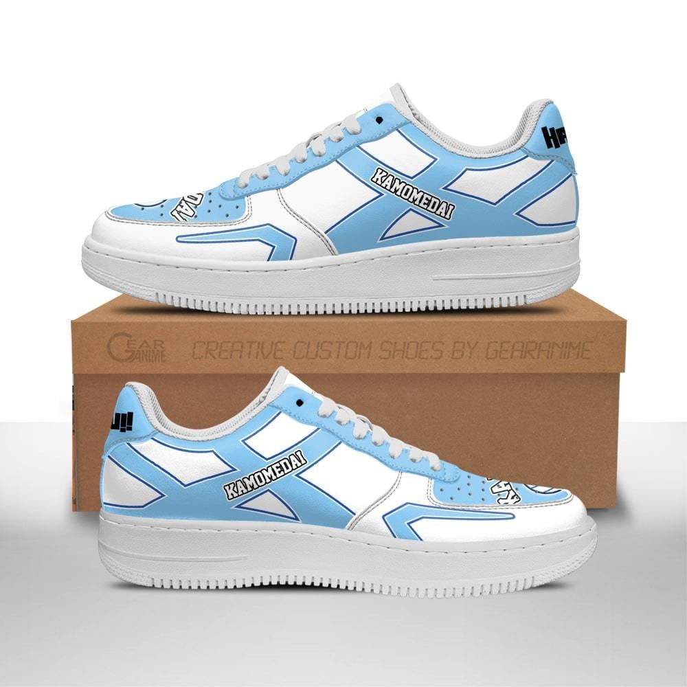 Baskets Anime Kamomedai High en Cuir Chaussures Basses Unisexes Anime Manga