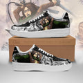 Baskets Anime AOT Zoe Hange en Cuir Chaussures Basses Unisexes Anime Manga