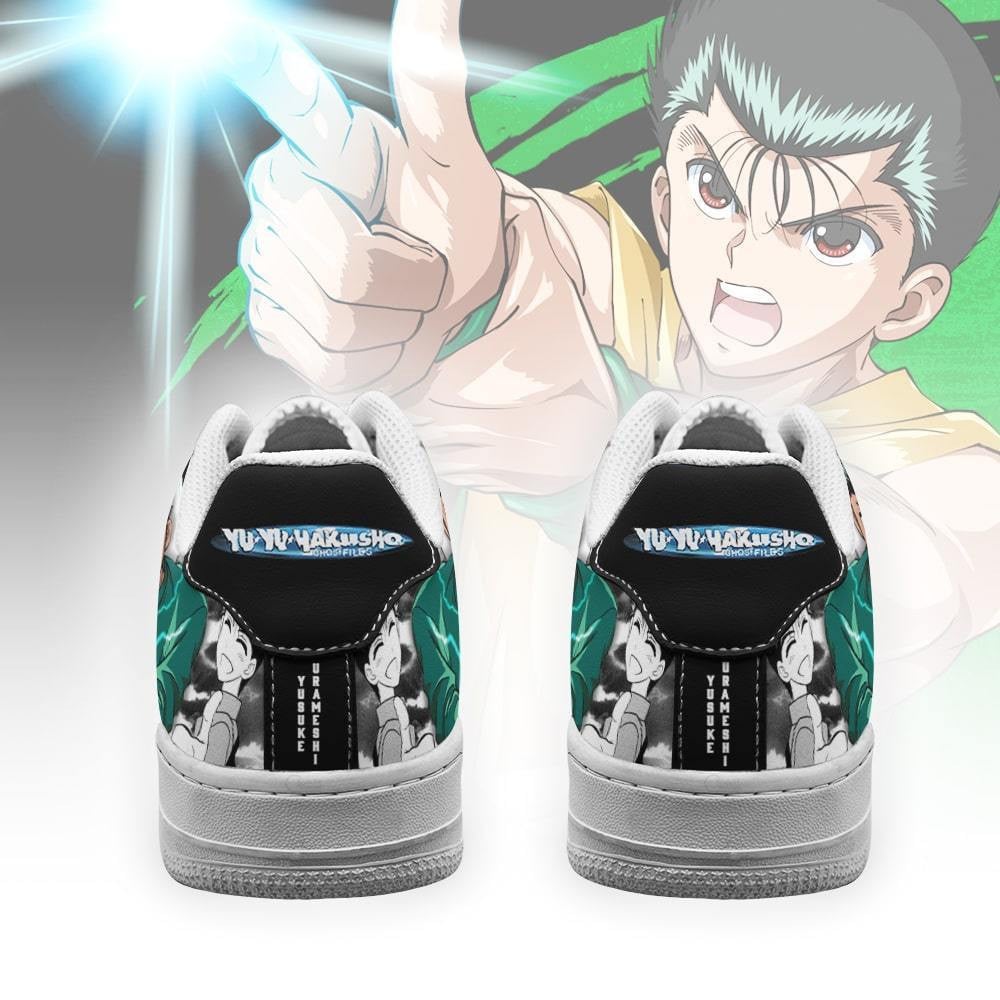 Baskets Anime Yusuke Urameshi en Cuir Chaussures Basses Unisexes Anime Manga
