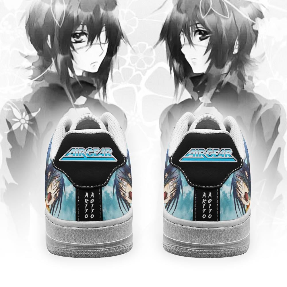 Baskets Anime Fang King Akito Agito Air Gear en Cuir Chaussures Basses Unisexes Anime Manga