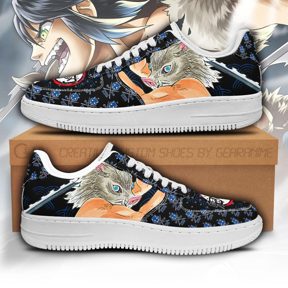 Baskets Anime Inosuke en Cuir Chaussures Basses Unisexes Anime Manga