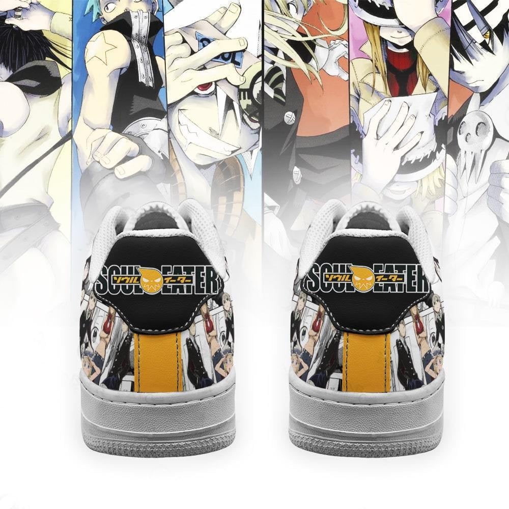 Baskets Anime Soul Eater en Cuir Chaussures Basses Unisexes Anime Manga