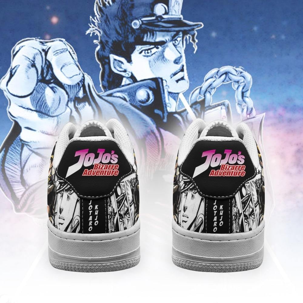Baskets Anime Jotaro Kujo en Cuir Chaussures Basses Unisexes Anime Manga