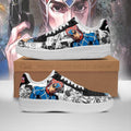 Baskets Anime Guido Mista en Cuir Chaussures Basses Unisexes Anime Manga