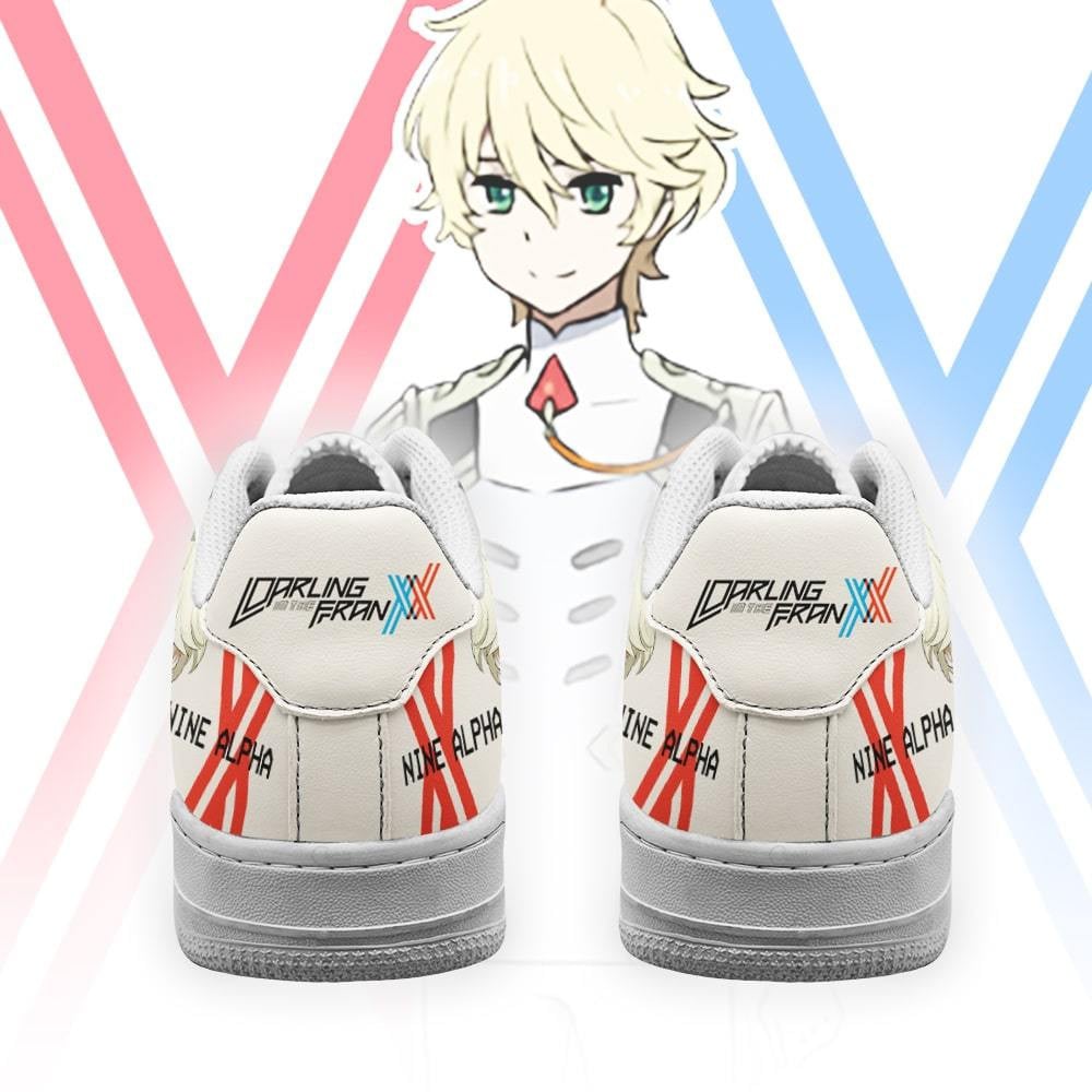 Baskets Anime 9'a Nine Alpha en Cuir Chaussures Basses Unisexes Anime Manga