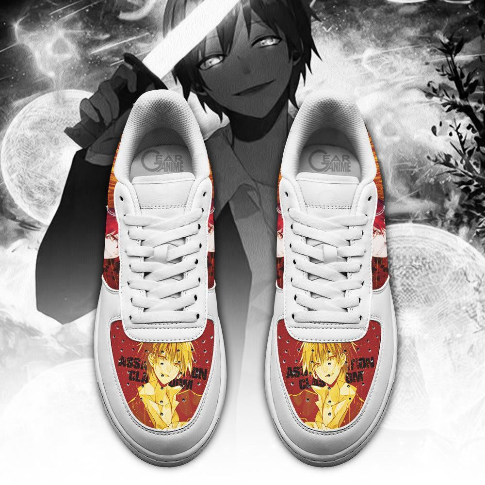 Baskets Anime Karma Akabane en Cuir Chaussures Basses Unisexes Anime Manga