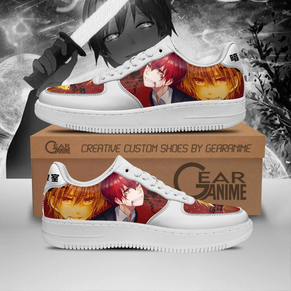 Baskets Anime Karma Akabane en Cuir Chaussures Basses Unisexes Anime Manga