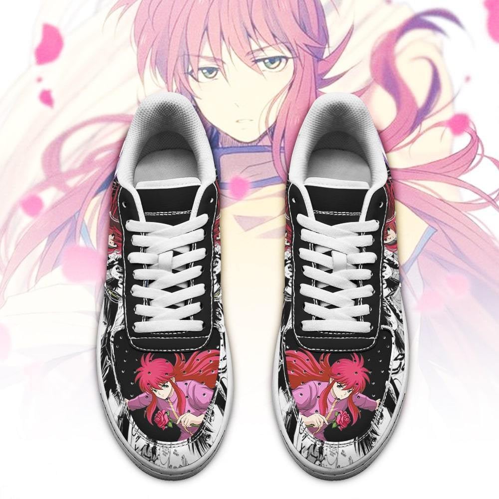 Baskets Anime Youko Kurama en Cuir Chaussures Basses Unisexes Anime Manga