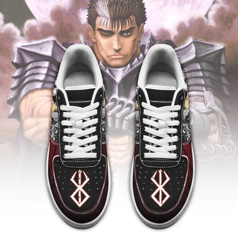 Baskets Anime Guts en Cuir Chaussures Basses Unisexes Anime Manga