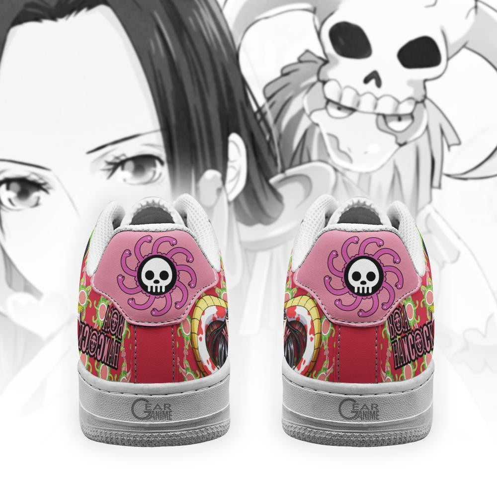 Baskets Anime Boa Hancock en Cuir Chaussures Basses Unisexes Anime Manga