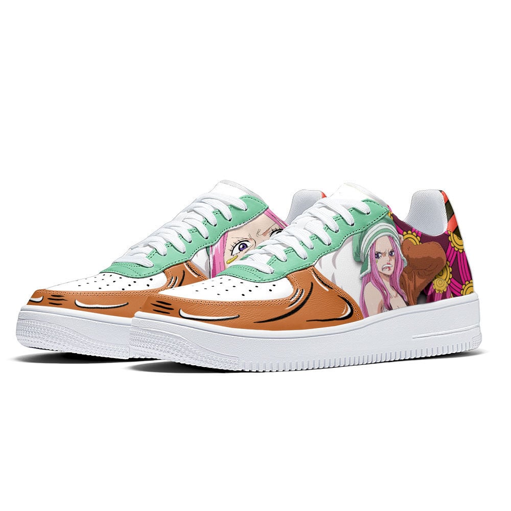 Baskets Anime Jewelry Bonney en Cuir Chaussures Basses Unisexes Anime Manga