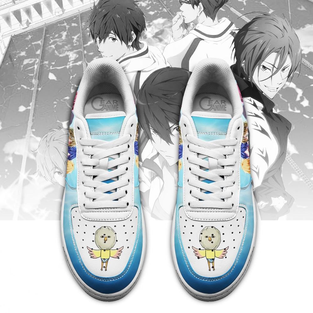 Baskets Anime Free Iwatobi Swim Club en Cuir Chaussures Basses Unisexes Anime Manga