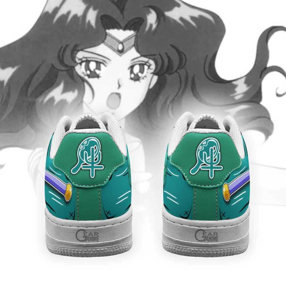 Baskets Anime Sailor Neptune en Cuir Chaussures Basses Unisexes Anime Manga