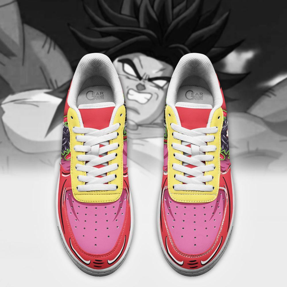 Baskets Anime Broly en Cuir Chaussures Basses Unisexes Anime Manga