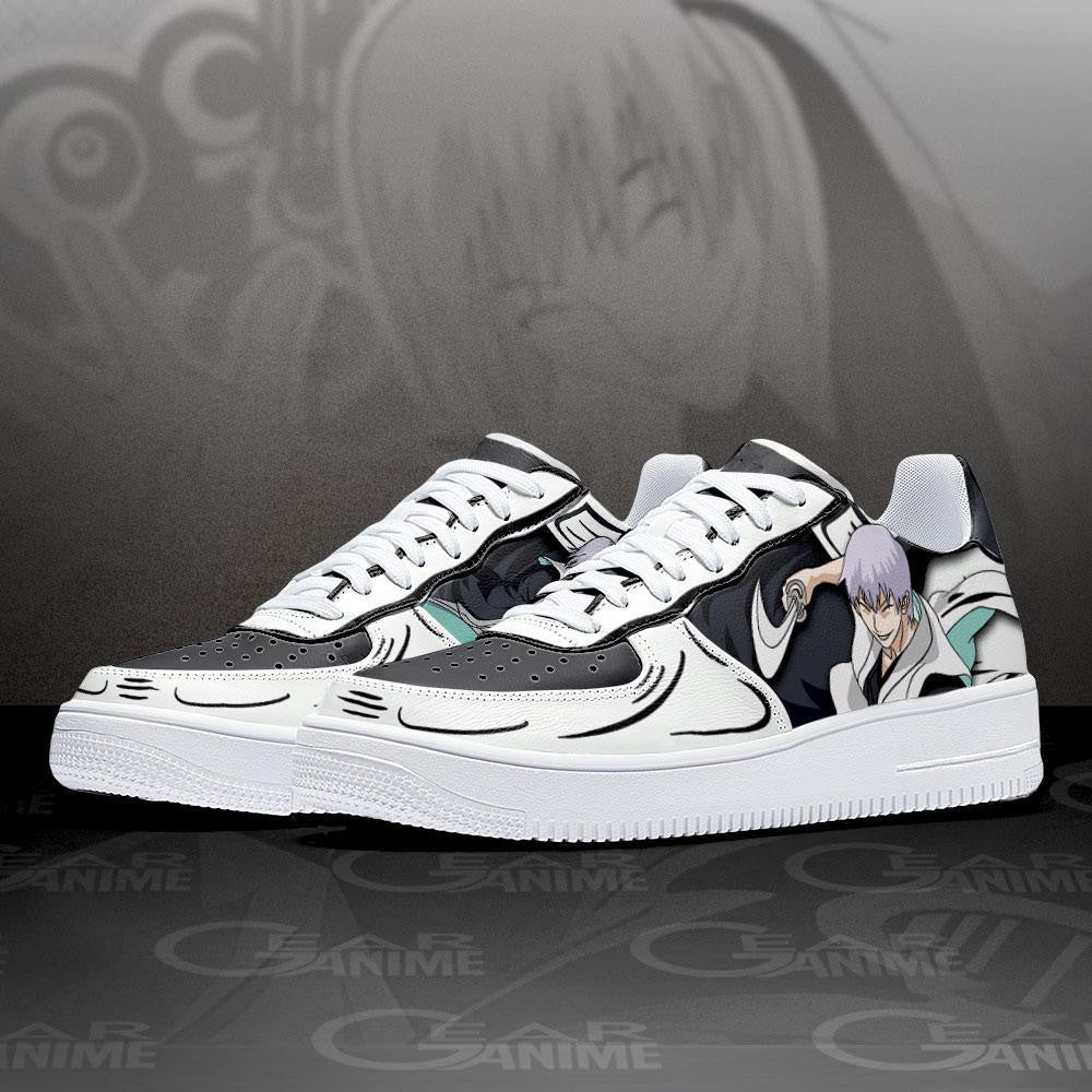 Baskets Anime Gin Ichimaru en Cuir Chaussures Basses Unisexes Anime Manga