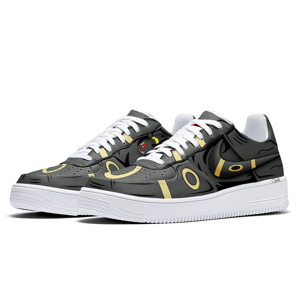 Baskets Anime Umbreon en Cuir Chaussures Basses Unisexes Anime Manga