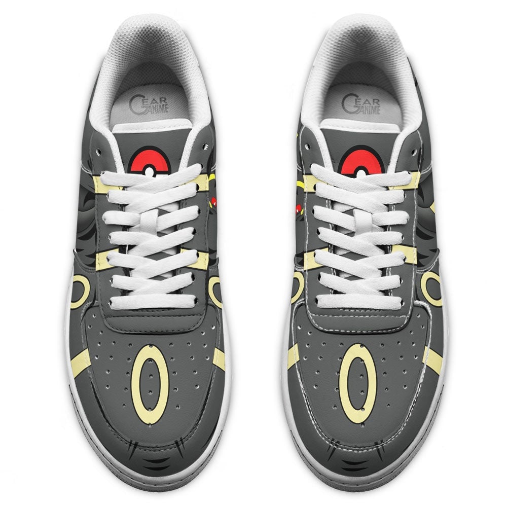 Baskets Anime Umbreon en Cuir Chaussures Basses Unisexes Anime Manga
