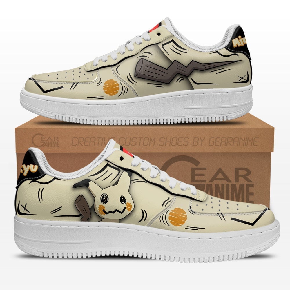 Baskets Anime Mimikyu en Cuir Chaussures Basses Unisexes Anime Manga