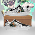 Baskets Anime Koichi Hirose en Cuir Chaussures Basses Unisexes Anime Manga