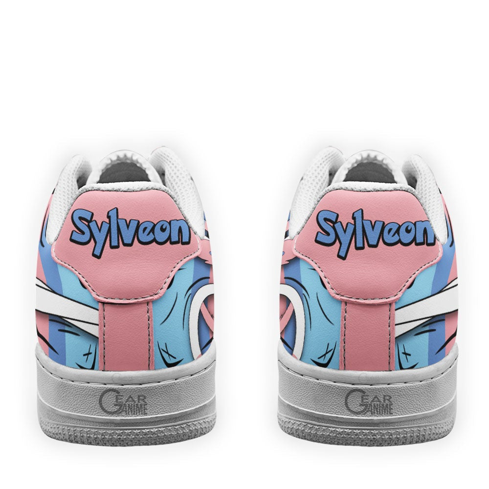 Baskets Anime Sylveon en Cuir Chaussures Basses Unisexes Anime Manga